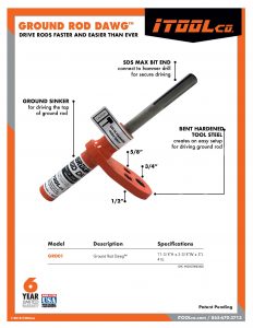 http://www.midwestequipmentco.com/wp-content/uploads/2018/04/iToolco-Cannon-12K.pdf Spec sheet for the GRD01 from iToolCo